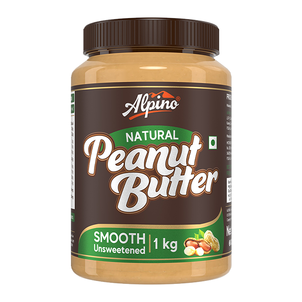 Alpino natural peanut butter smooth 1kg